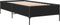 vidaXL - Bedframe - bewerkt - hout - en - metaal - zwart - 100x200 - cm