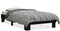 vidaXL - Bedframe - bewerkt - hout - en - metaal - zwart - 100x200 - cm