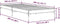 vidaXL - Bedframe - bewerkt - hout - en - metaal - zwart - 100x200 - cm