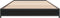 vidaXL - Bedframe - bewerkt - hout - en - metaal - zwart - 100x200 - cm