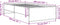 vidaXL - Bedframe - bewerkt - hout - en - metaal - zwart - 75x190 - cm