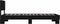 vidaXL - Bedframe - bewerkt - hout - en - metaal - zwart - 75x190 - cm