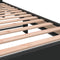 vidaXL - Bedframe - bewerkt - hout - en - metaal - zwart - 75x190 - cm