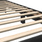 vidaXL - Bedframe - bewerkt - hout - en - metaal - zwart - 75x190 - cm