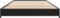 vidaXL - Bedframe - bewerkt - hout - en - metaal - zwart - 75x190 - cm