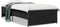 vidaXL - Bedframe - bewerkt - hout - en - metaal - zwart - 90x190 - cm