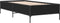 vidaXL - Bedframe - bewerkt - hout - en - metaal - zwart - 90x190 - cm