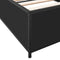 vidaXL - Bedframe - bewerkt - hout - en - metaal - zwart - 90x190 - cm