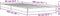 vidaXL - Bedframe - bewerkt - hout - en - metaal - zwart - 90x200 - cm