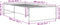 vidaXL - Bedframe - bewerkt - hout - en - metaal - zwart - 90x200 - cm