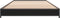 vidaXL - Bedframe - bewerkt - hout - en - metaal - zwart - 90x200 - cm