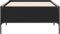 vidaXL - Bedframe - bewerkt - hout - en - metaal - zwart - 90x200 - cm