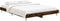 vidaXL - Bedframe - bewerkt - hout - gerookt - eikenkleurig - 135x190 - cm