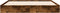 vidaXL - Bedframe - bewerkt - hout - gerookt - eikenkleurig - 135x190 - cm