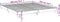 vidaXL - Bedframe - bewerkt - hout - gerookt - eikenkleurig - 180x200 - cm