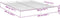 vidaXL - Bedframe - bewerkt - hout - gerookt - eikenkleurig - 200x200 - cm