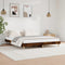 vidaXL - Bedframe - bewerkt - hout - gerookt - eikenkleurig - 200x200 - cm