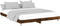vidaXL - Bedframe - bewerkt - hout - gerookt - eikenkleurig - 200x200 - cm