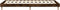 vidaXL - Bedframe - bewerkt - hout - gerookt - eikenkleurig - 90x200 - cm