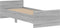 vidaXL - Bedframe - bewerkt - hout - grijs - sonoma - eiken - 75x190 - cm