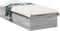vidaXL - Bedframe - bewerkt - hout - grijs - sonoma - eikenkleurig - 75x190 - cm