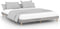 vidaXL - Bedframe - bewerkt - hout - grijs - sonoma - eikenkleurig - 200x200 - cm