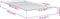 vidaXL - Bedframe - bewerkt - hout - grijs - sonoma - eikenkleurig - 75x190 - cm