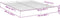 vidaXL - Bedframe - bewerkt - hout - grijs - sonoma - eikenkleurig - 150x200 - cm