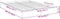 vidaXL - Bedframe - bewerkt - hout - grijs - sonoma - eikenkleurig - 140x200 - cm