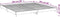 vidaXL - Bedframe - bewerkt - hout - grijs - sonoma - eikenkleurig - 200x200 - cm