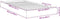 vidaXL - Bedframe - bewerkt - hout - grijs - sonoma - eikenkleurig - 100x200 - cm