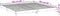 vidaXL - Bedframe - bewerkt - hout - grijs - sonoma - eikenkleurig - 200x200 - cm