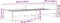 vidaXL - Bedframe - bewerkt - hout - grijs - sonoma - eikenkleurig - 100x200 - cm