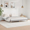 vidaXL - Bedframe - bewerkt - hout - grijs - sonoma - eikenkleurig - 200x200 - cm