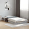 vidaXL - Bedframe - bewerkt - hout - grijs - sonoma - eikenkleurig - 90x200 - cm