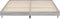 vidaXL - Bedframe - bewerkt - hout - grijs - sonoma - eikenkleurig - 120x200 - cm
