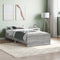 vidaXL - Bedframe - bewerkt - hout - grijs - sonoma - eikenkleurig - 90x190 - cm
