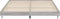vidaXL - Bedframe - bewerkt - hout - grijs - sonoma - eikenkleurig - 140x200 - cm