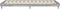 vidaXL - Bedframe - bewerkt - hout - grijs - sonoma - eikenkleurig - 90x190 - cm