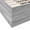 vidaXL - Bedframe - bewerkt - hout - grijs - sonoma - eikenkleurig - 75x190 - cm