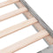 vidaXL - Bedframe - bewerkt - hout - grijs - sonoma - eikenkleurig - 120x190 - cm