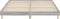 vidaXL - Bedframe - bewerkt - hout - grijs - sonoma - eikenkleurig - 200x200 - cm
