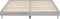 vidaXL - Bedframe - bewerkt - hout - grijs - sonoma - eikenkleurig - 160x200 - cm