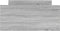 vidaXL - Bedframe - bewerkt - hout - grijs - sonoma - eikenkleurig - 100x200 - cm