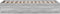 vidaXL - Bedframe - bewerkt - hout - grijs - sonoma - eikenkleurig - 75x190 - cm