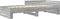 vidaXL - Bedframe - bewerkt - hout - grijs - sonoma - eikenkleurig - 90x190 - cm