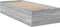 vidaXL - Bedframe - bewerkt - hout - grijs - sonoma - eikenkleurig - 75x190 - cm