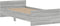vidaXL - Bedframe - bewerkt - hout - grijs - sonoma - eikenkleurig - 90x190 - cm