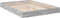 vidaXL - Bedframe - bewerkt - hout - grijs - sonoma - eikenkleurig - 120x190 - cm