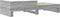 vidaXL - Bedframe - bewerkt - hout - grijs - sonoma - eikenkleurig - 100x200 - cm